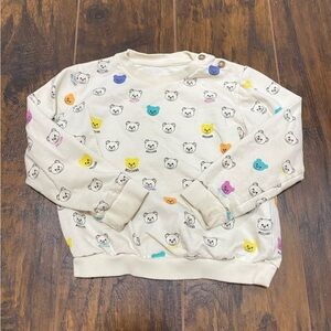 MOSCHINO BABY long sleeve pullover bears and logo 9-12 months sweater